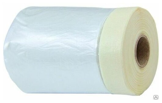 Рулоны защитной пленки 20мх 55см, бумажная клеящ. лента (устойчива к температуре до 80° С) "888"