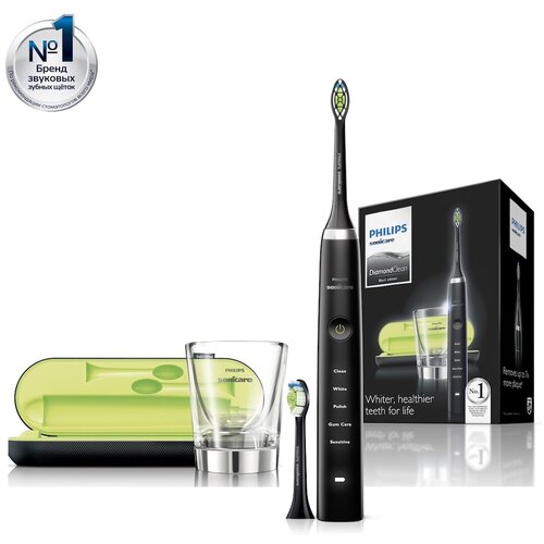  звуковая зубная щетка Philips Sonicare DiamondClean HX9352/04, черный