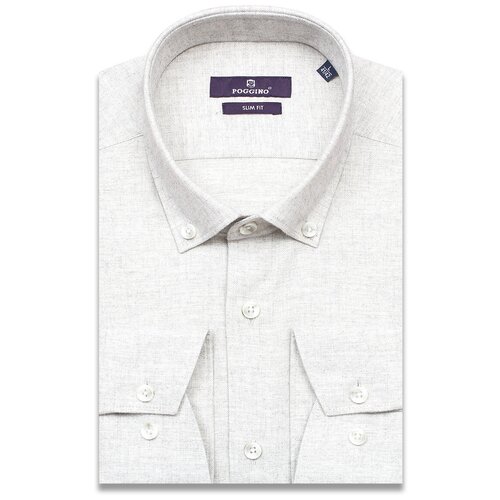 Рубашка POGGINO, размер (50)L, серый