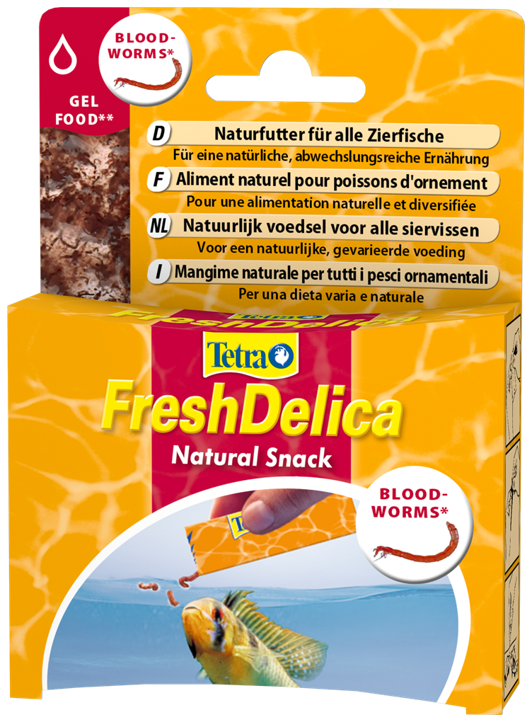 для рыб рептилий Tetra FreshDelica Bloodworms