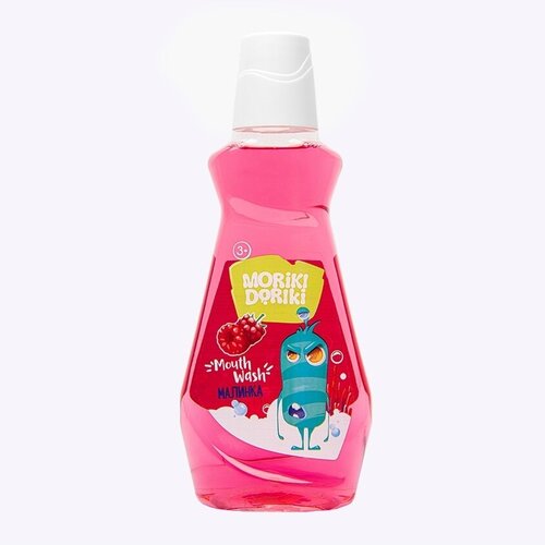 MORIKI DORIKI Ополаскиватель для полости рта Малинка 360мл
