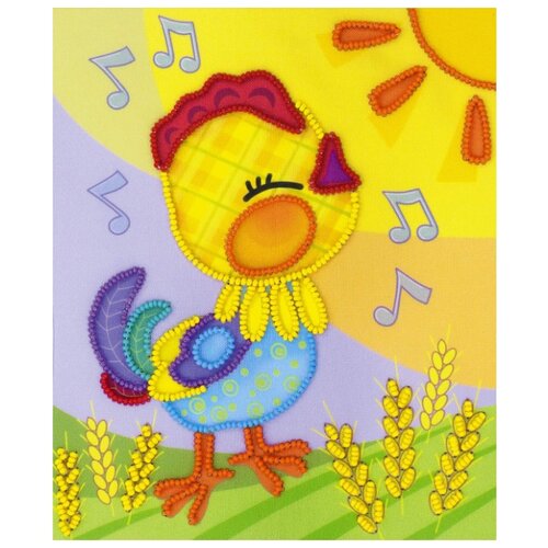 фото Риолис набор для вышивания бисером доброе утро 15 х 18 см (0063 рт)