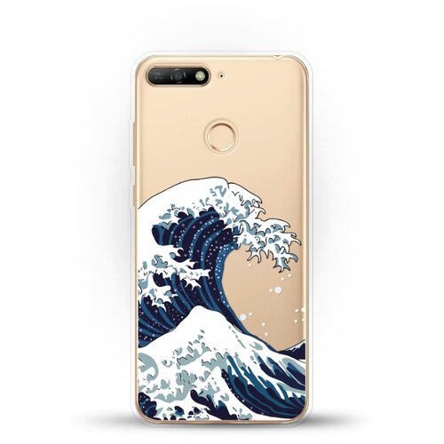 фото Силиконовый чехол волна на honor 7c andy & paul