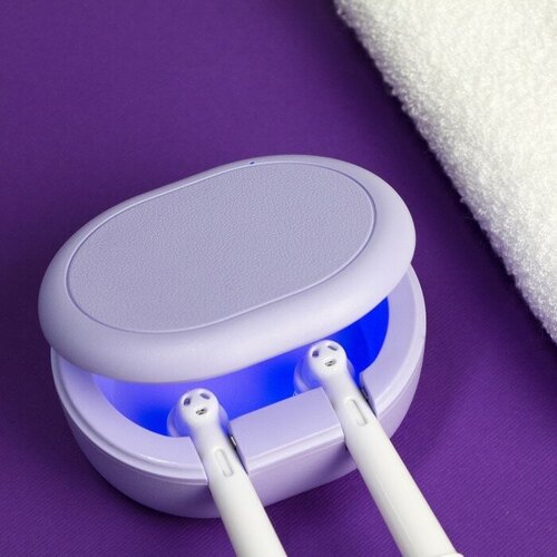 Портативный стерилизатор для зубных щеток LGS-10 450 мАч 5Вт micro-usb фиолетовый 1шт 926₽