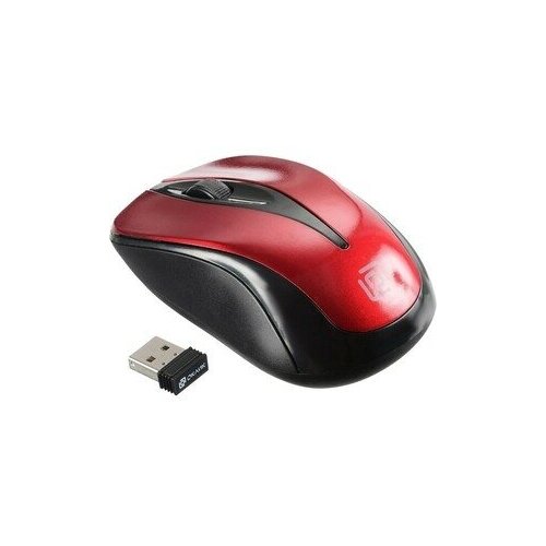 Мышь Oklick 675MW черныйкрасный 220800₽