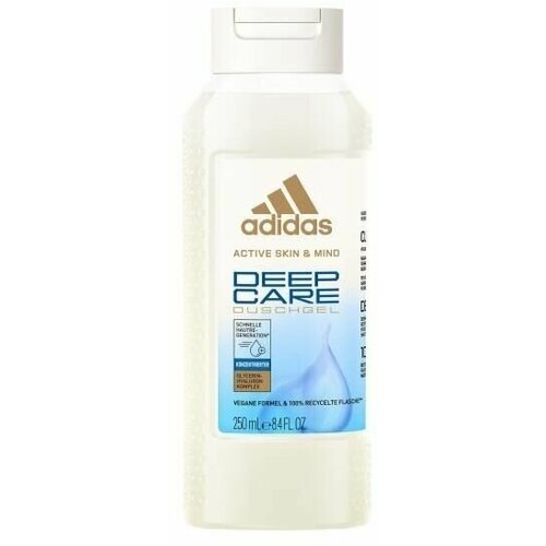 Гель для душа Adidas Active Skin & Mind Deep Care Глубокий уход для женщин 250 мл (Из Финляндии)