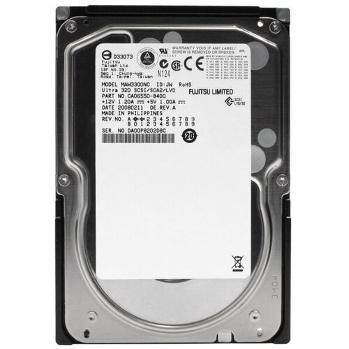 Жесткий диск Fujitsu MAW3300NC 300Gb U320SCSI 35 HDD 1583000₽