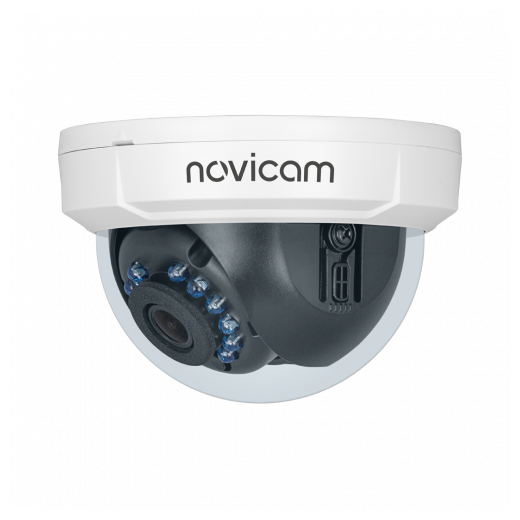 HIT 20 Novicam v.1463 - TVI/AHD/CVI/CVBS видеокамера, матрица 1/2.7" CMOS, 2 Мп 25/30 к/с, объектив2.8 мм, внутренняя, ИК 20м, 0.01 люкс