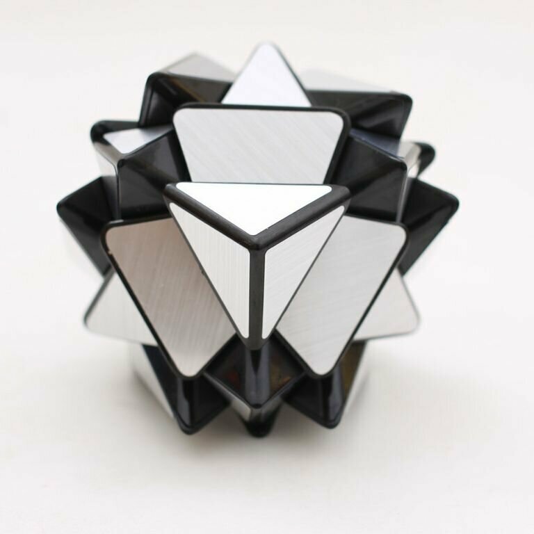 Головоломка FANXIN 581-5.7R Кубик Трансформер Серебро - фото №3