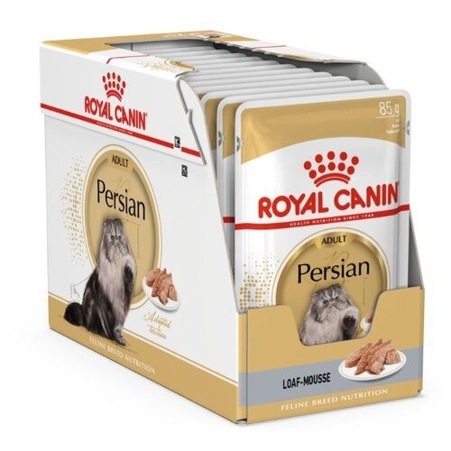 Влажный корм для кошек Royal Canin породы Персидская 12 шт. х 85 г (паштет) корм для кошек royal canin persian сбалансированный для персидской породы сух 2кг