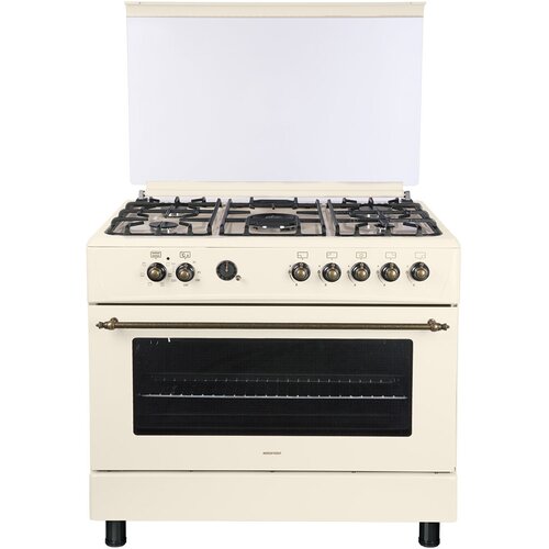 Газоэлектрическая плита NORDFROST GE 9062 YR 110 литров авторозжиг конвекция бежевый ретро 4801500₽