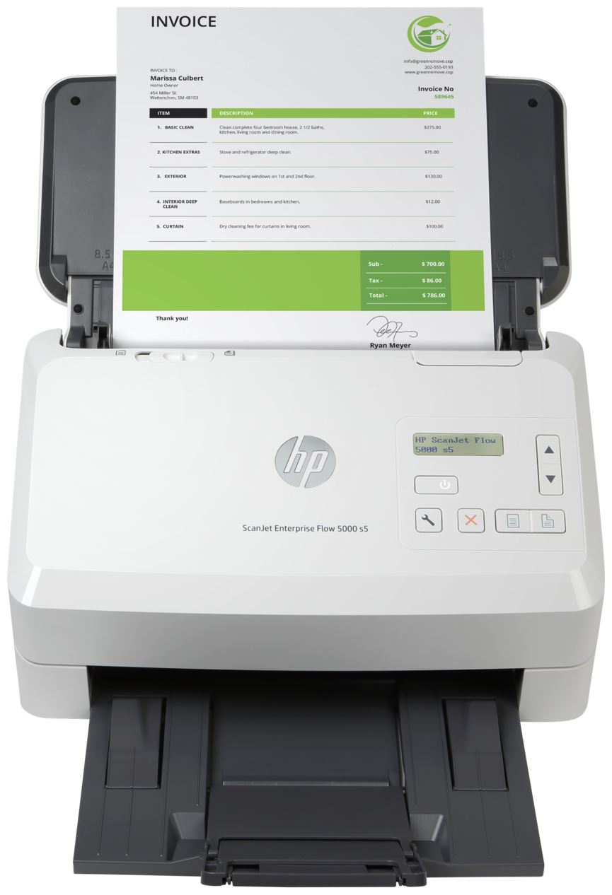 Сканер HP ScanJet Enterprise Flow 5000 S5 White