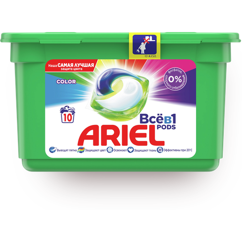 Капсулы для стирки Ariel Color Всё в 1