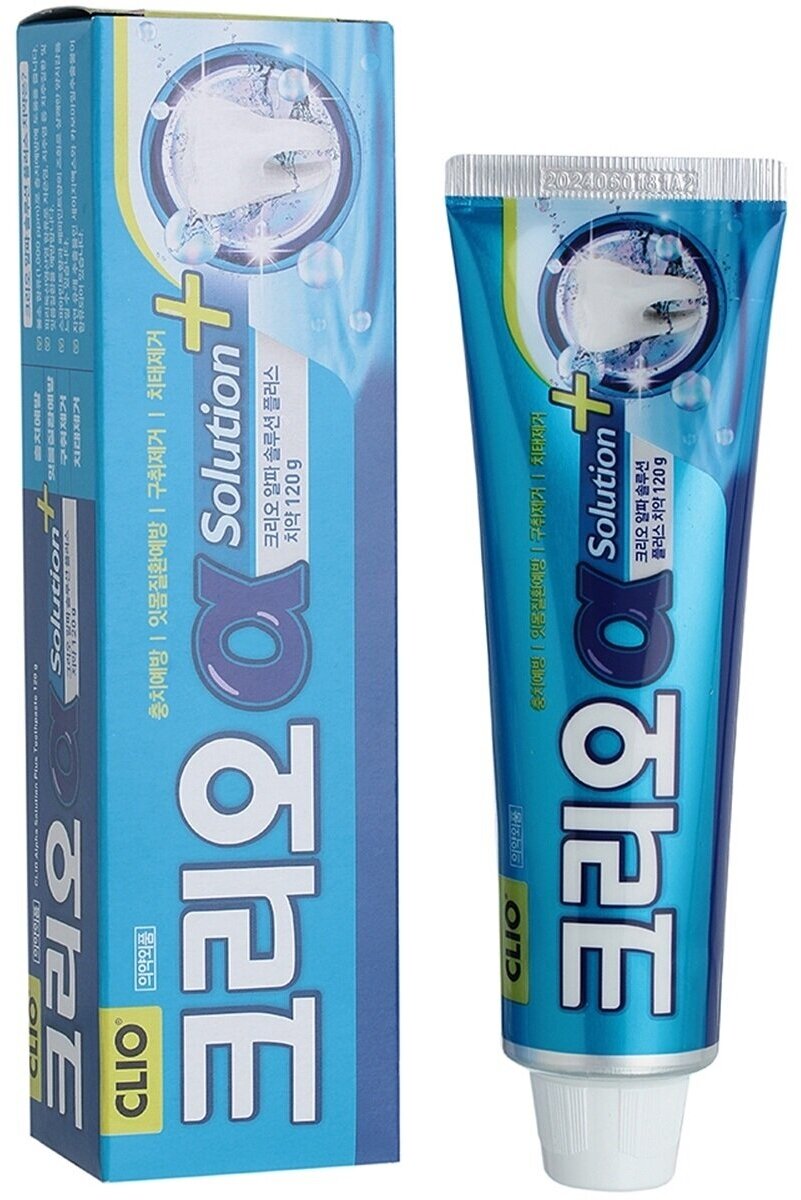 CLIO Alpha Solution Total Care Plus Toothpaste Зубная паста 120 г