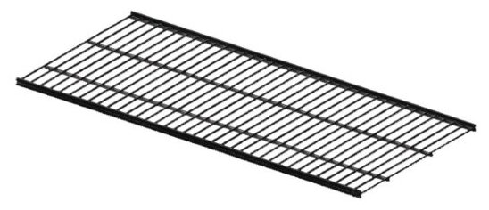 Полка сетчатая (603х306) + кронштейны 335мм 