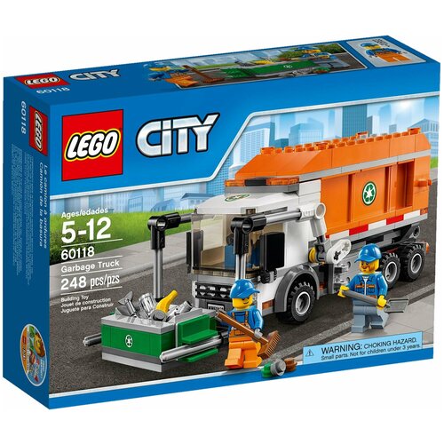 Купить Lego Конструктор LEGO City 60118 Мусоровоз, пластик, male