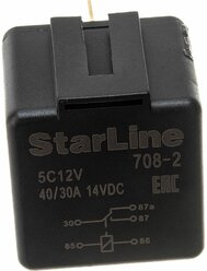 StarLine Реле 5-контактное SL 5C12V, с держателем 12В, 150мА 1012661