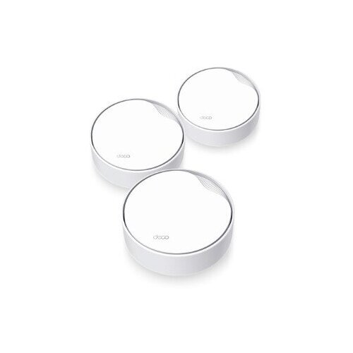 Точка доступа TP-LINK Deco X50-PoE, 2402 Мбит/с, белый (3-pack)