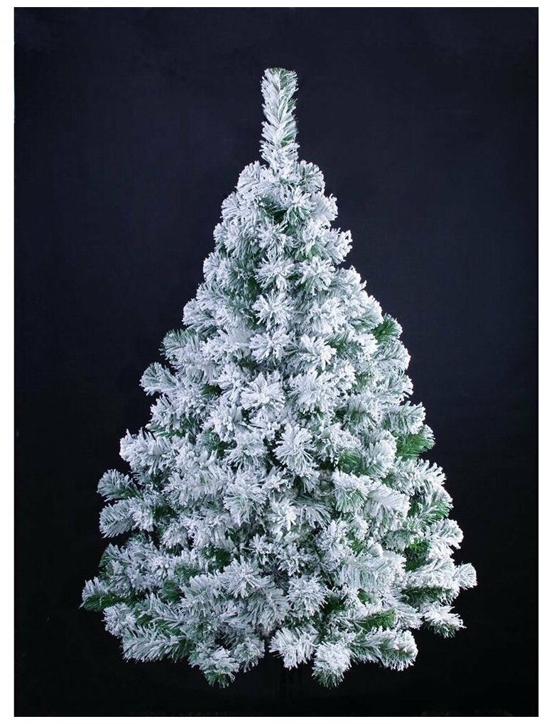 Искусственная елка "Настенная заснеженная флокированная", (хвоя - PVC), 90 см, Ели PENERI