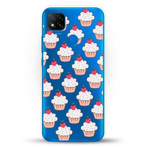 фото Силиконовый чехол капкейки на xiaomi redmi 9c andy & paul