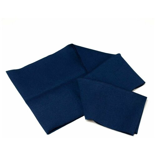 Кромка трикотажная (подвяз), большая, цвет светло-синий, 128-014