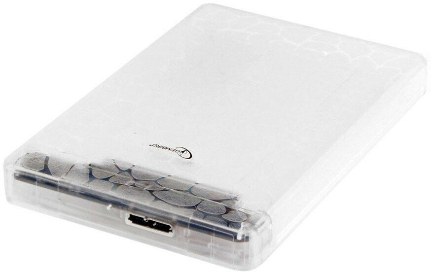 Внешний корпус для HDD Gembird Transparent (EE2-U3S-32P)