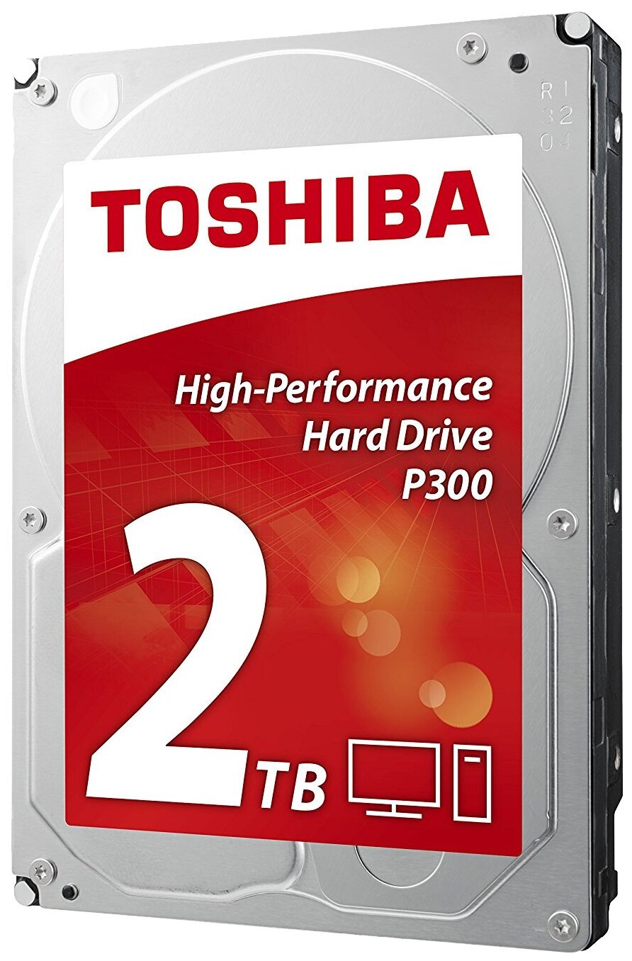 "Жесткий диск Toshiba SATA-III 2Tb HDWD120EZSTA P300 (7200rpm) 64Mb 3.5"" Rtl"