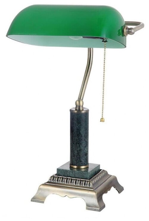 Лампа офисная Vitaluce V2908/1L, E27, 60 Вт, зеленый