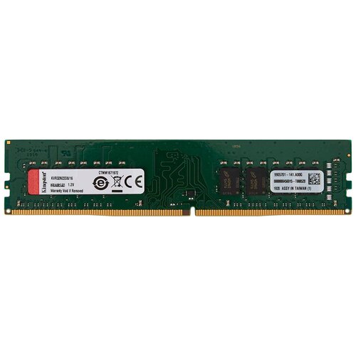 Оперативная память Kingston ValueRAM 16 ГБ DDR4 3200 МГц DIMM CL22 KVR32N22D8/16