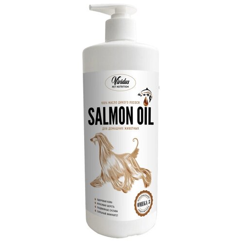 добавка в корм magic happy масло дикого лосося salmon oil 350 г 250 мл х 1 Кормовая добавка Vividus Масло дикого лосося 300 г 250 мл