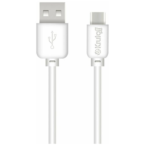 Krutoff / Кабель USB Type-C Krutoff Classic (2m) белый krutoff кабель usb type c krutoff classic 1m белый