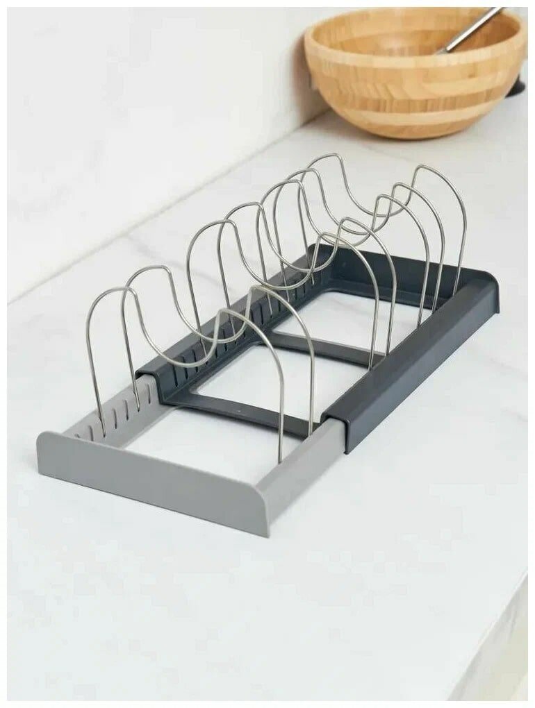 Органайзер для сковородок и крышек\Подставка для крышек \ Хранение кухня - фотография № 16