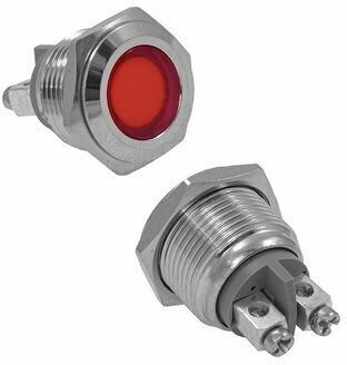 фото 2шт. лампа индикаторная GQ16F, 12.24в