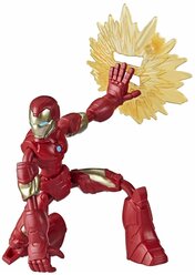Фигурка Hasbro Bend and Flex Avengers: Железный человек E7870, 15 см