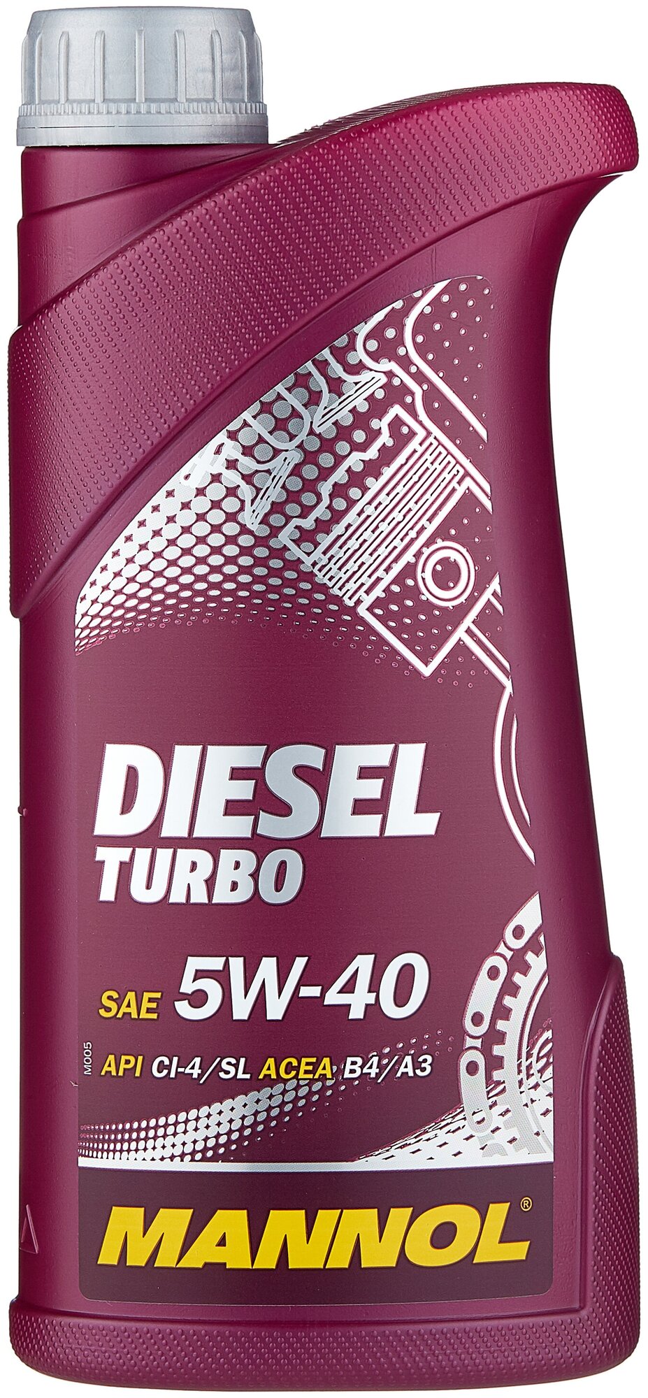   5w40 mannol 1  diesel turbo ci-4/sl, b4/a3