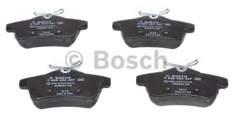 Дисковые тормозные колодки задние BOSCH 0986494437 (4 шт.)