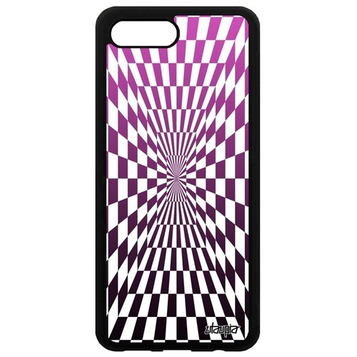 фото Чехол на мобильный honor 10, "иллюзия шахмат" графический движение utaupia