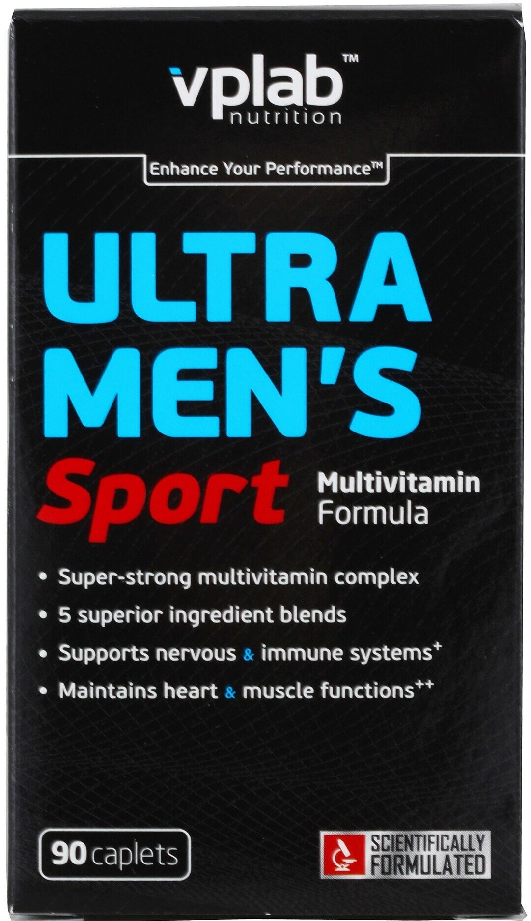 VPLab Ultra Men's Sport таб., 700 мл, 125 г, 90 шт.