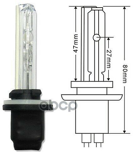 Ксеноновая Лампа H27 4300K (Отгрузка Парами) LEDO арт. 00274lxh