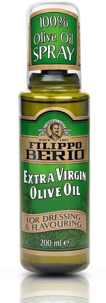Оливковое масло Filippo Berio Extra Virgin нерафинированное с распылителем, 0,2л