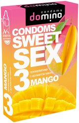 Презервативы DOMINO Sweet Sex Mango, 3 шт.