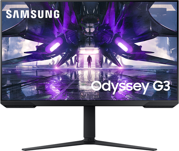 Samsung Монитор Samsung 32" Odyssey G3 S32AG320NI VA 1920x1080 1ms 250cd 3000:1 178/178 HDMI DP FreeSync 165Hz HAS Pivot Swivel VESA Black