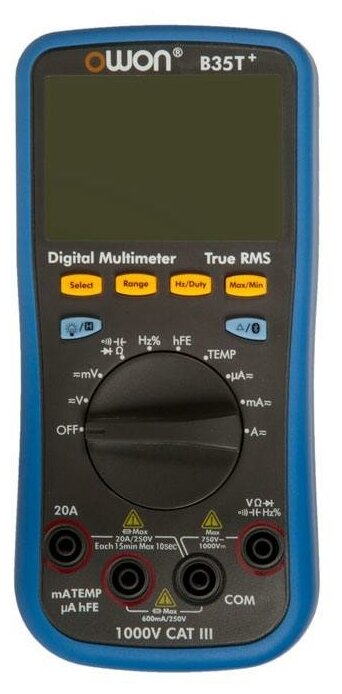 Мультиметр цифровой OWON B35T+ True RMS с bluetooth / измерительное оборудование