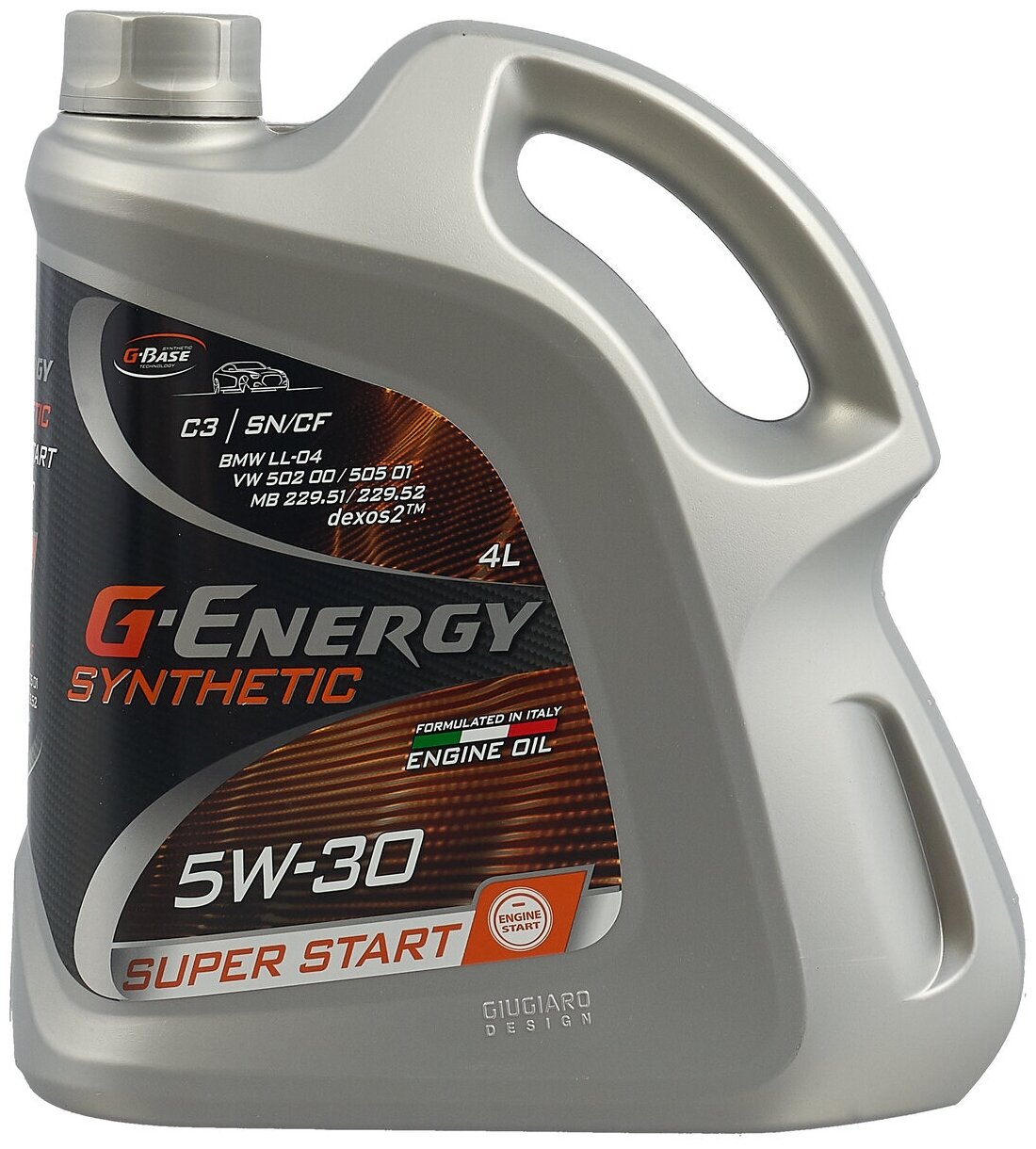 Моторное масло G-Energy SYNTHETIC SUPER START 5W-30 Синтетическое 4 л