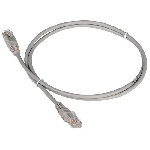 Патч-корд TWT RJ45-RJ45, 4 пары, UTP, категория 5е, 7 м, серый, 45-45-7.0-GY 16102324