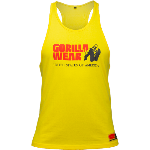 фото Майка gorilla wear, размер m, желтый