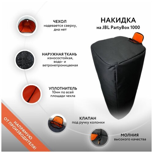 Накидка на колонку JBL PartyBox 1000 (GoodBag) чехол openplay на колонку rcf art 915 a goodbag