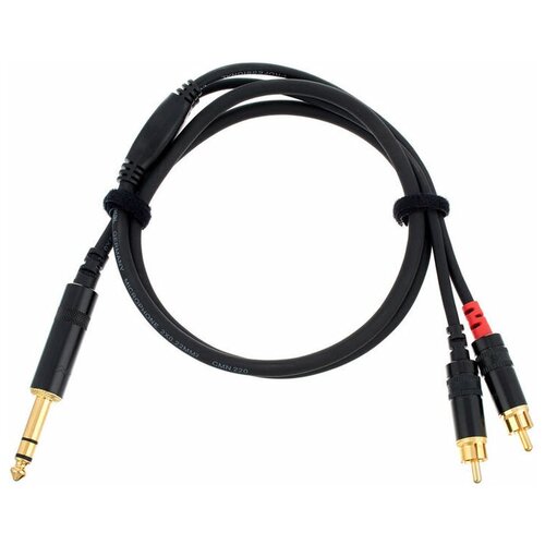 Cordial CFY 3 VCC кабель Y-адаптер джек стерео 6.3мм—2xRCA 3.0м