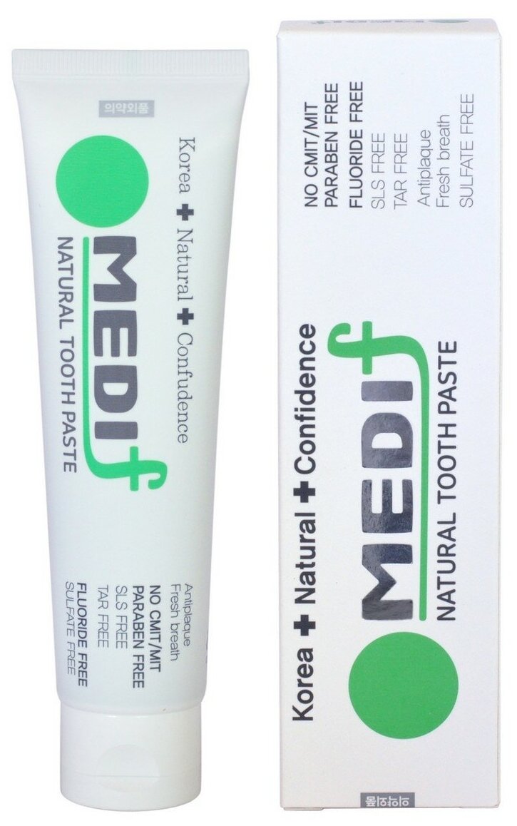 Medif Зубная паста комплексного действия (с частицами серебра древесным углем и растительными экстрактами) 130 г (Medif, ) - фото №2