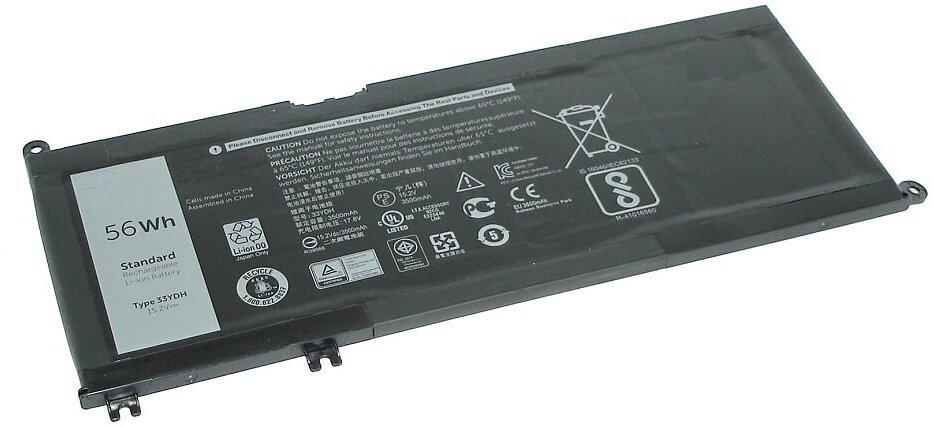 Аккумуляторная батарея для ноутбука Dell 17-7778 15.2V 3500mAh 33YDH